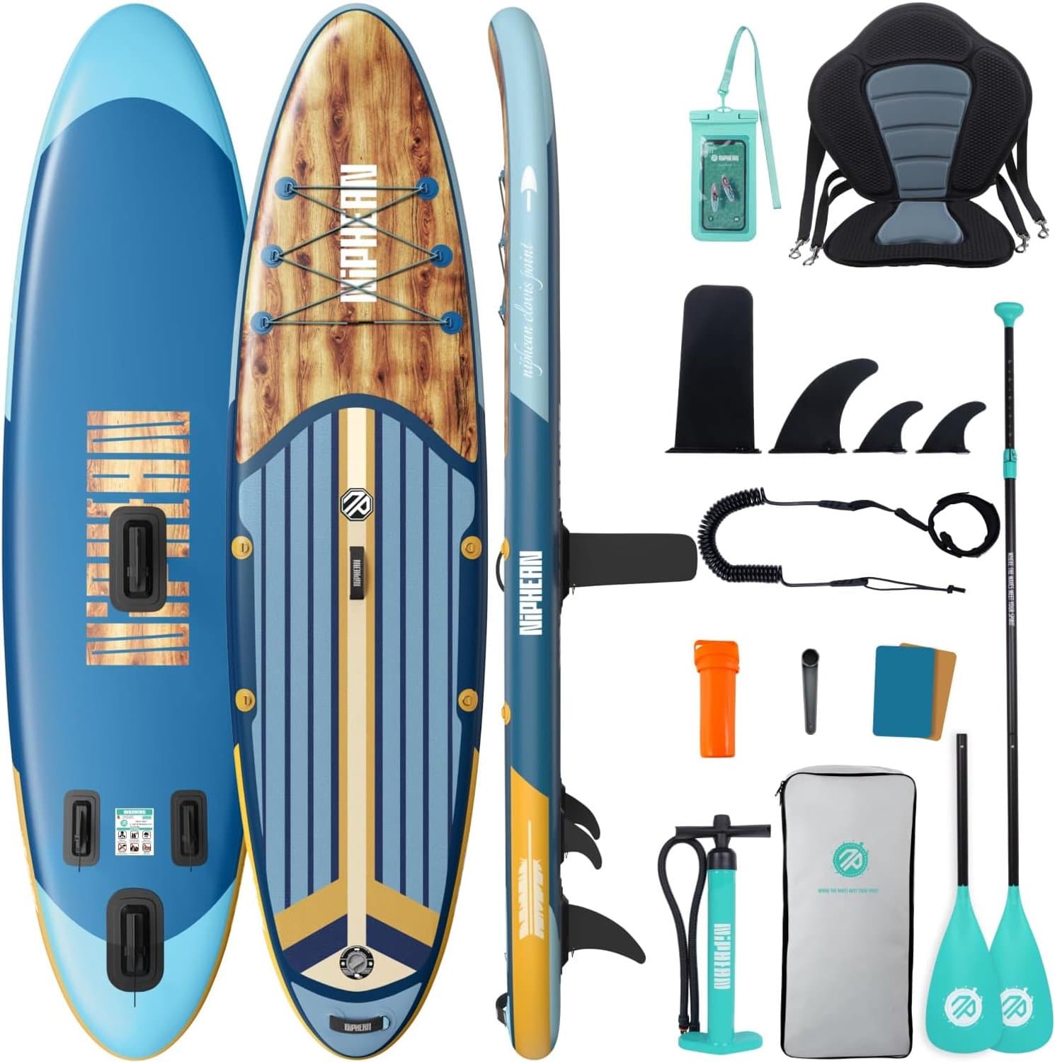 Niphean SUP with Seat and Accessories, 126 in, max 200 kg