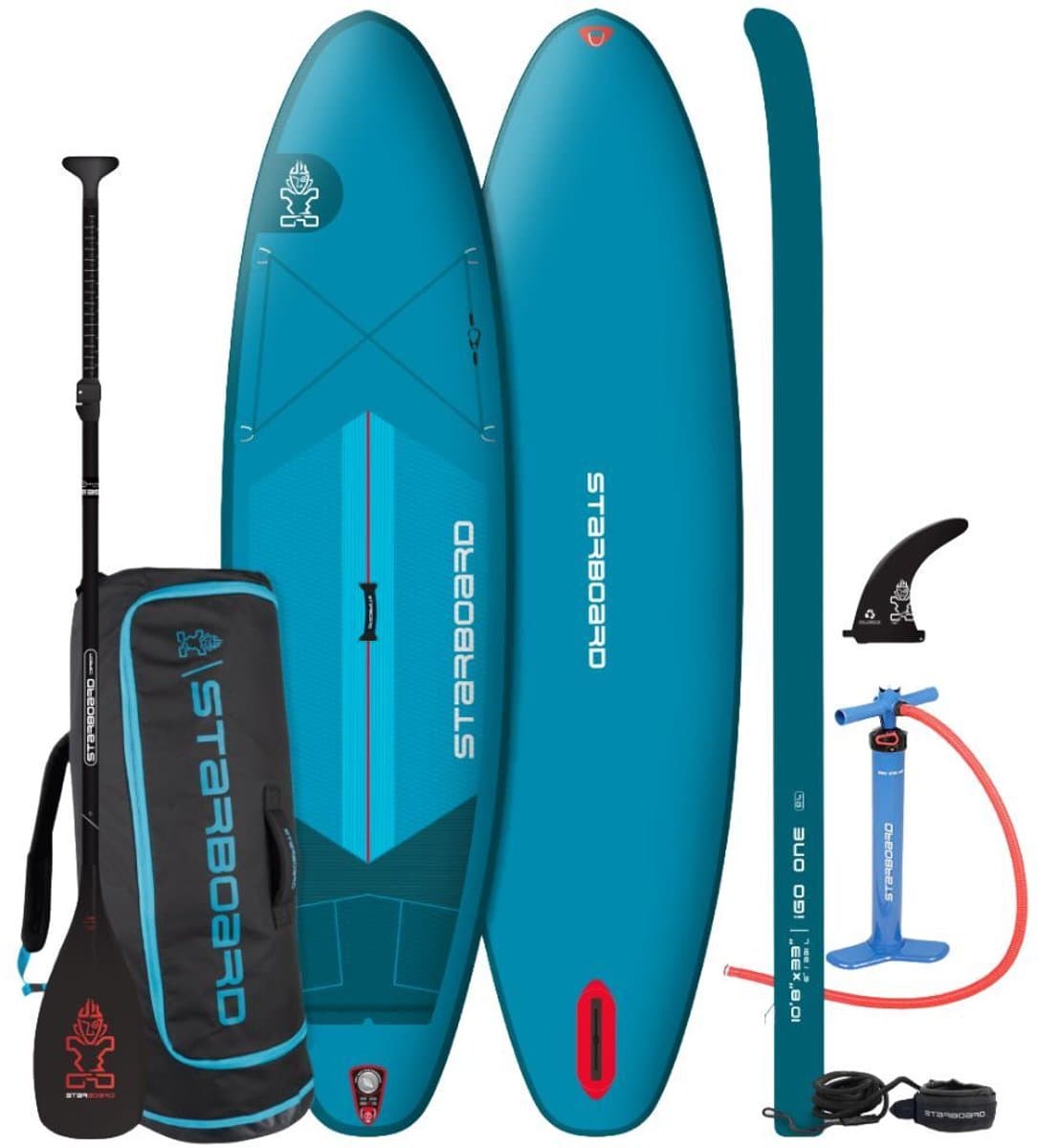Starboard iGO One 10'8 Premium SUP Inclusief, 10.7'