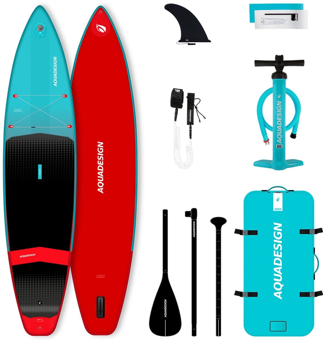 Tempo Fusion stand up touring SUP 11’6 x 31 x 6 lichtgewicht en