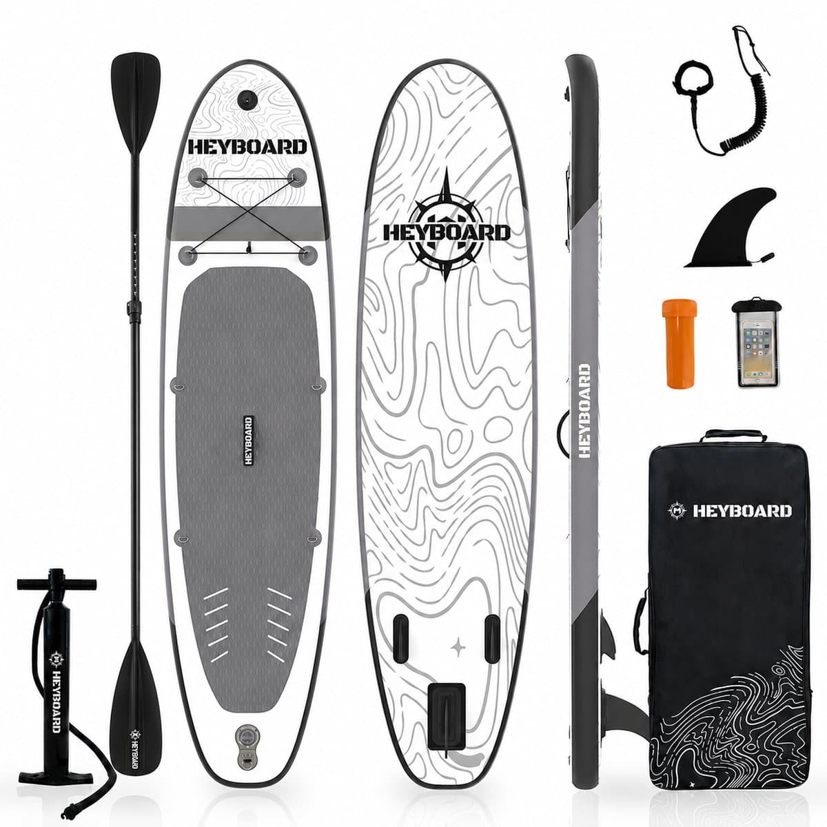 Heyboard SUP (2 in, 320×81 cm, max 200 kg