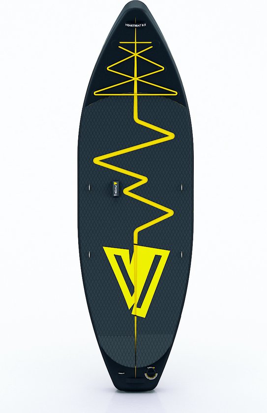 Stand Up Paddle board - SUP BOARD YellowV opblaasbaar (9,5 voet / 287 cm) Heartbeat "YOSEMITE" white water / rivier