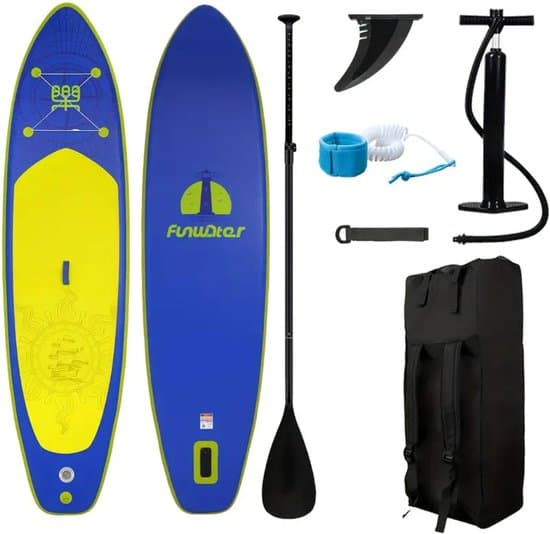 Nivard Sup Board - Opblaasbaar - Supboard - Sup Boards - Paddle - Kayak - Blauw - 350cm