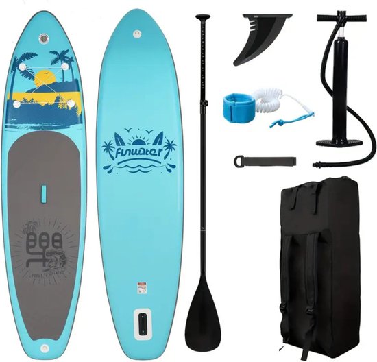 Nivard Sup Board - Opblaasbaar - Supboard - Sup Boards - Paddle - Kayak - Blauw - 335cm