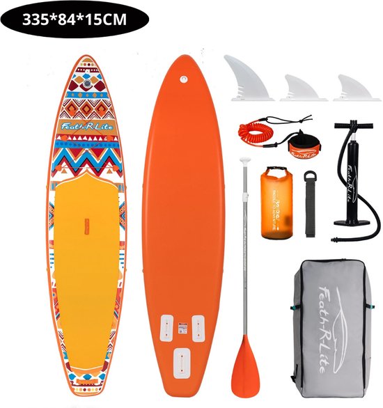 Bovista Sup Board - Opblaasbaar - Supboard - Sup Boards - Paddle - Kayak - Inclusief Accessoires - 350cm