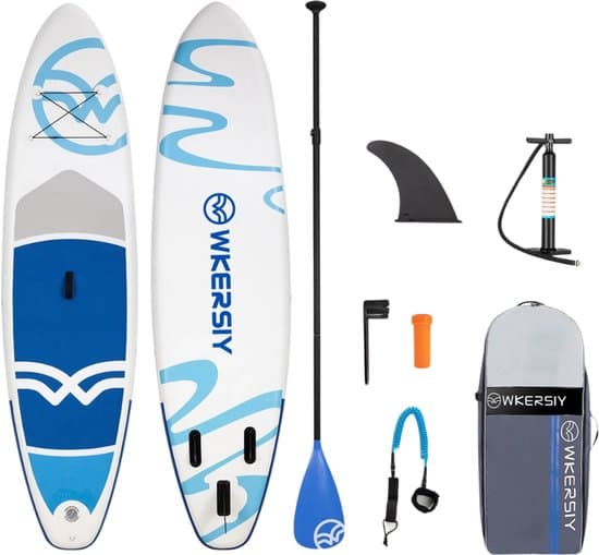 Bovista Sup Board - Opblaasbaar - Supboard - Sup Boards - Paddle - Kayak - 320cm - Blauw