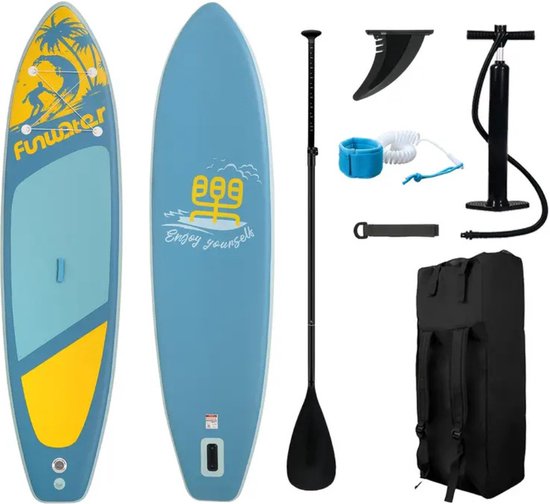 Livano Sup Board - Opblaasbaar - Supboard - Sup Boards - Paddle - Kayak - Blauw - 350cm