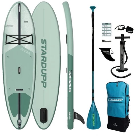 Stardupp SUP Board Set - Allround - Compleet SUP Pakket - 310 x 81 x 15 cm - 115kg - Opblaasbaar - Globe