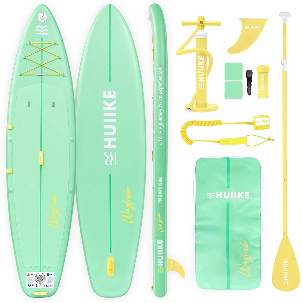 Huiike SUP Touring, Vinnen Stand Up Paddle Hoge, 350×84 cm, max 150 kg