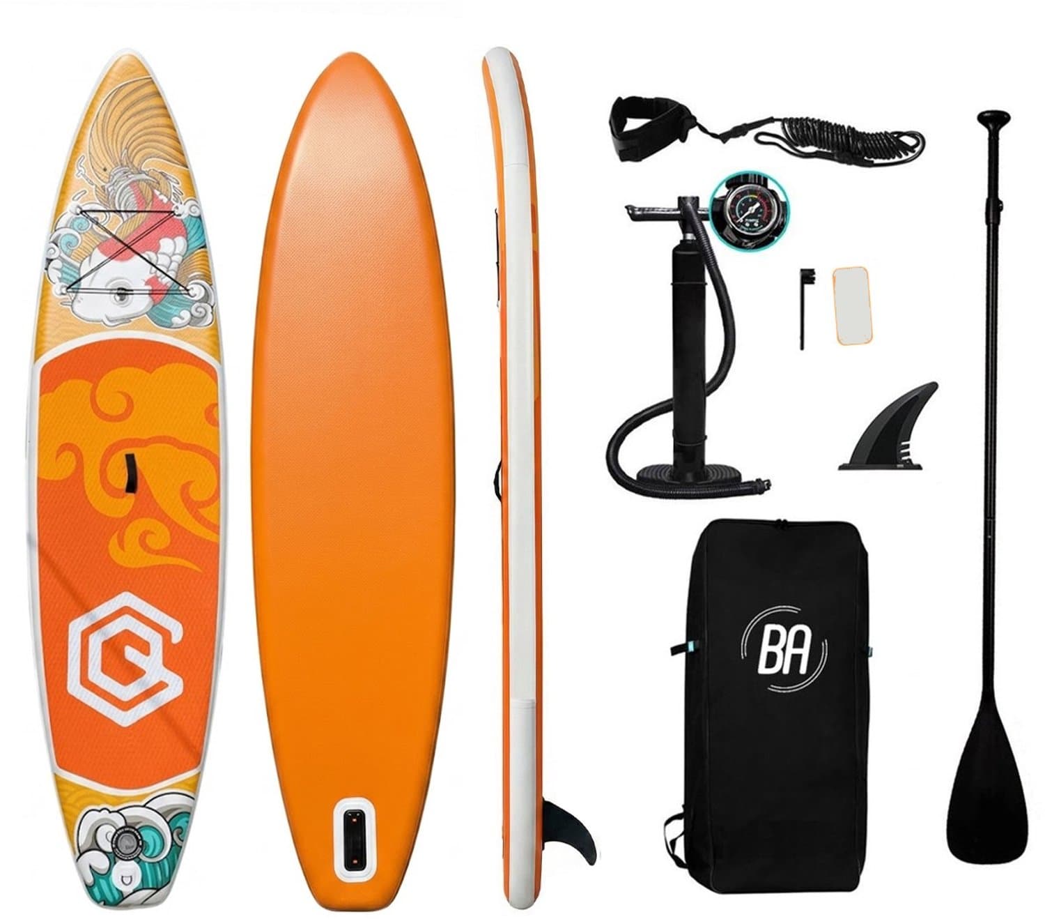 Best Active Sea Spirit SUP XXL / Draagtas /, 335×81 cm, max 165 kg