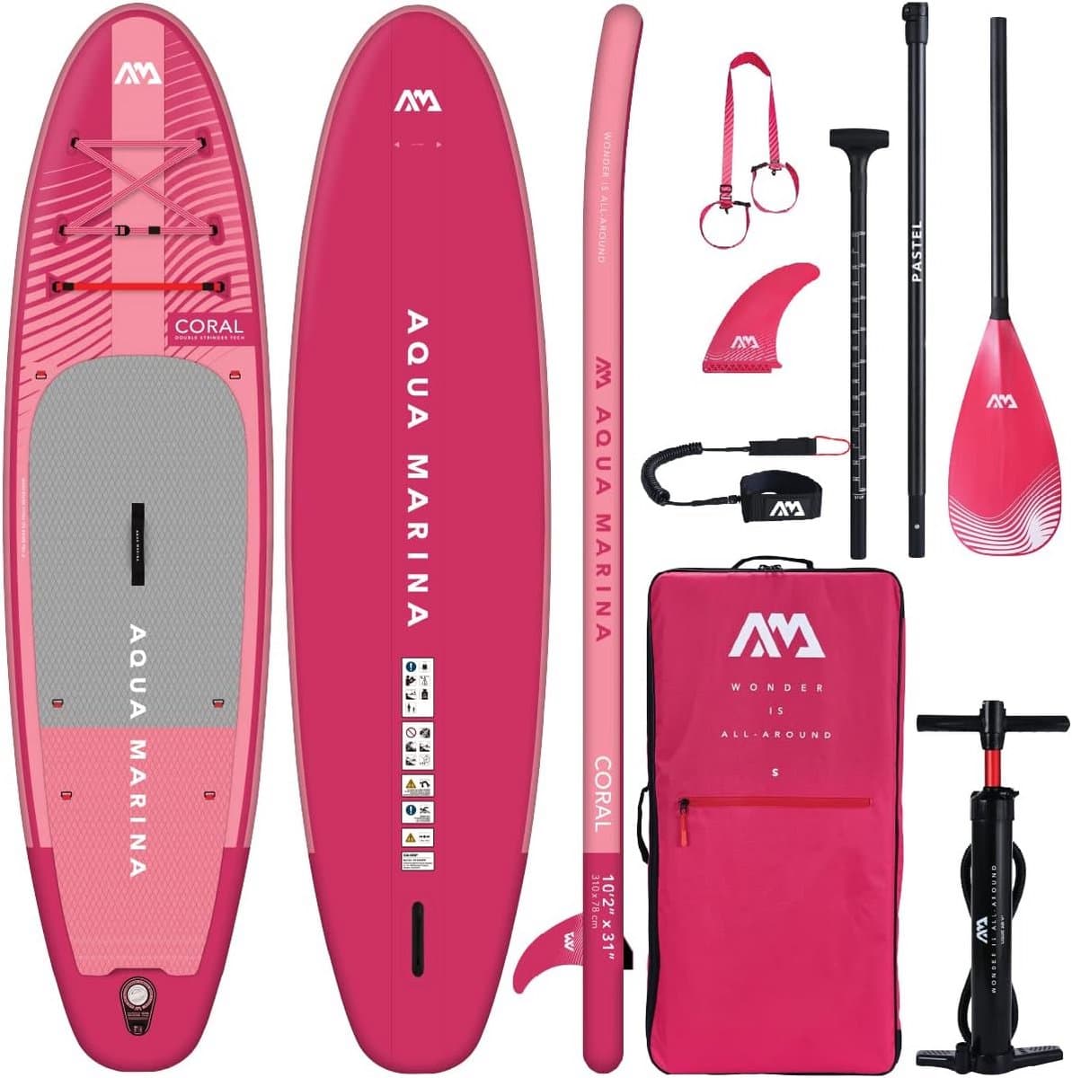 Opblaasbare Stand Up (SUP) Set Lengte Extra, 310 cm