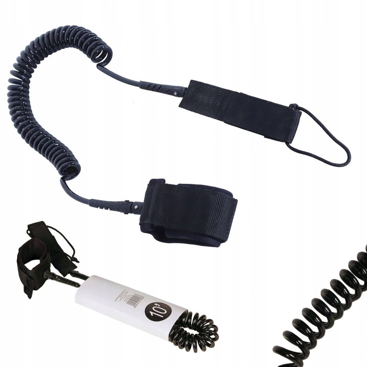 Enero SUP Leash Veiligheidskoord Enkelsluiting, 305 cm