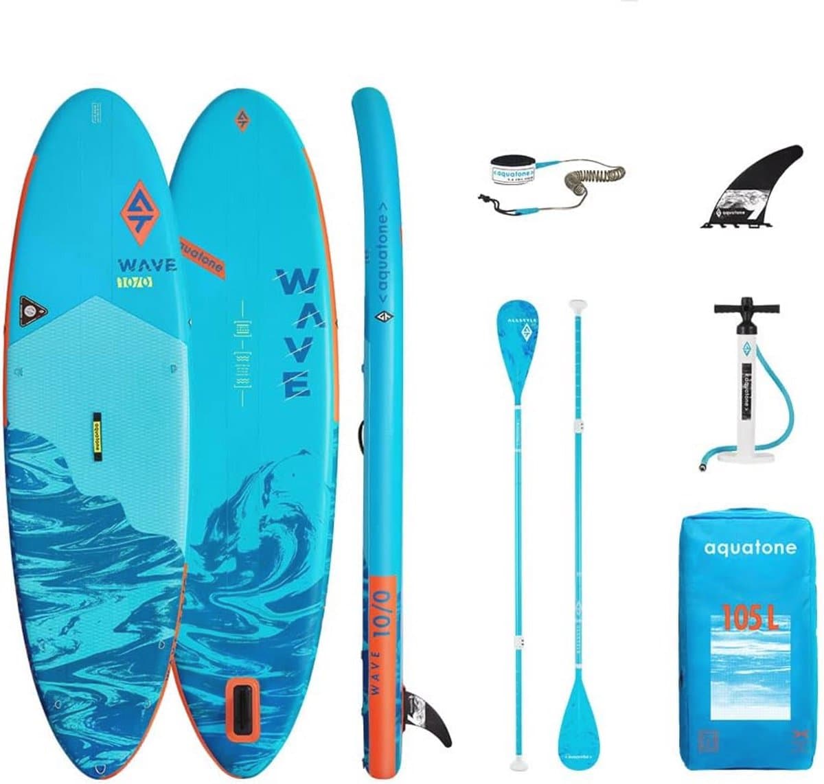 Opblaasbare SUP Golf 10'0" Allround Inclusief, 300×80 cm