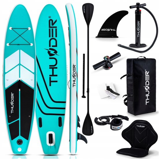 THUNDER® COAST MINT SUP Board - Opblaasbaar - 320 cm - Complete Set