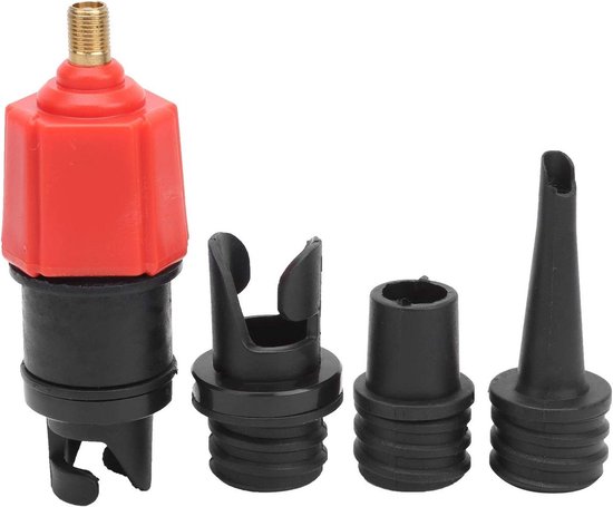 Opblaasbare Pompadapter voor Sup Board en Opblaasbare Boten met 4 Nozzles
