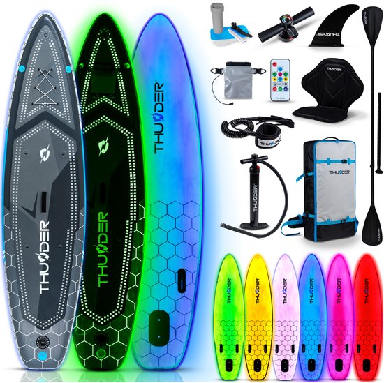THUNDER® LUMOS SUP Board - Opblaasbaar - 320 cm - LED