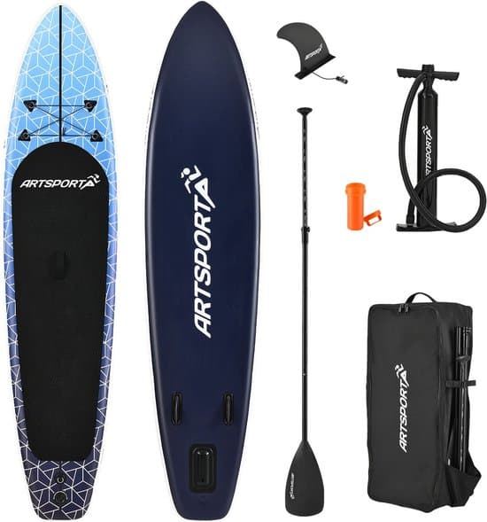 Opblaasbaar SUP Board - Deep Ocean - Incl. toebehoren