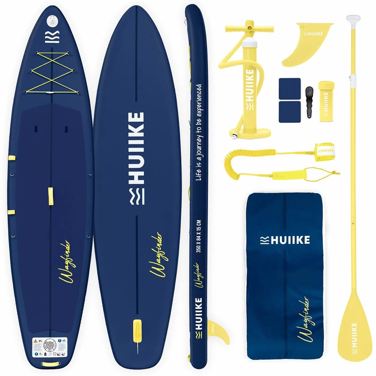 Huiike SUP Touring, Vinnen Stand Up Paddle Hoge, 350×84 cm, max 150 kg