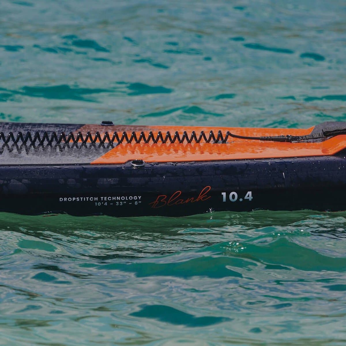 Neon stand up SUP familiebord koraal oranje zwart, 10.3'