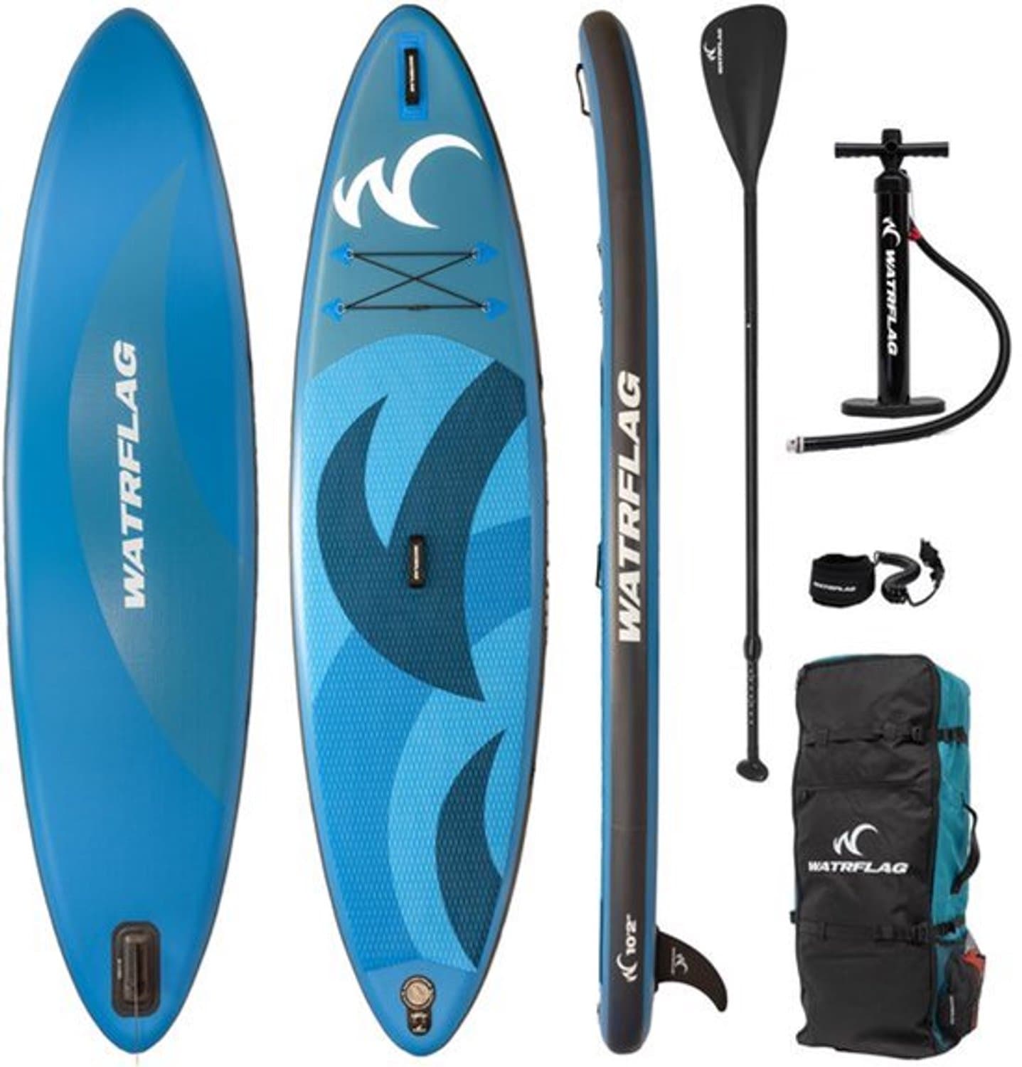 Opblaasbaar SUP 10'2" Allround Lengte Dikte, 310 cm