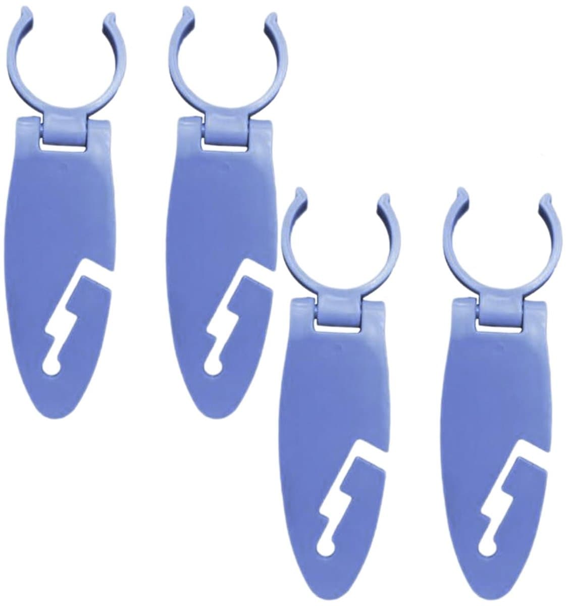 Paddle Bevestigingsclips 4 Stuks Blauw