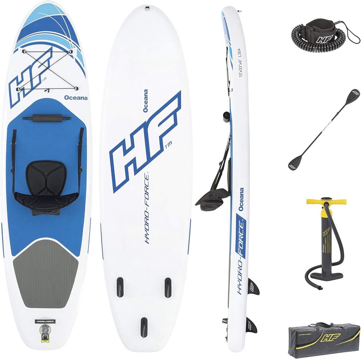 Opblaasbaar Stand Up Duurzaam en Compleet Pakket, 305×84 cm