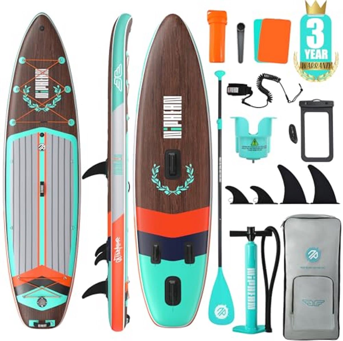 Opblaasbaar Stand Up 11' Stabiele SUP voor, 11'
