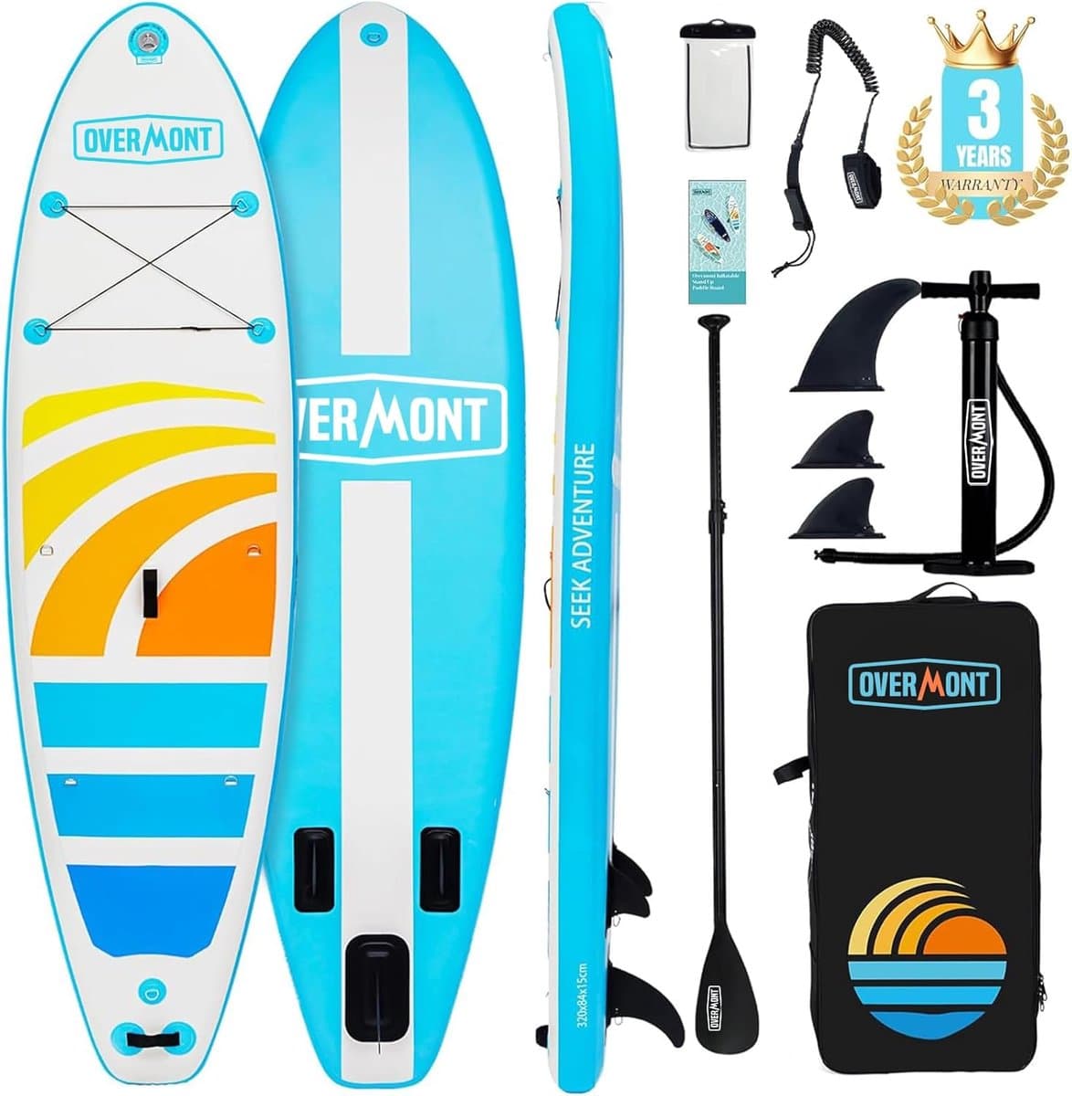 Opblaasbare SUP Waterbord Watersport, 323 cm