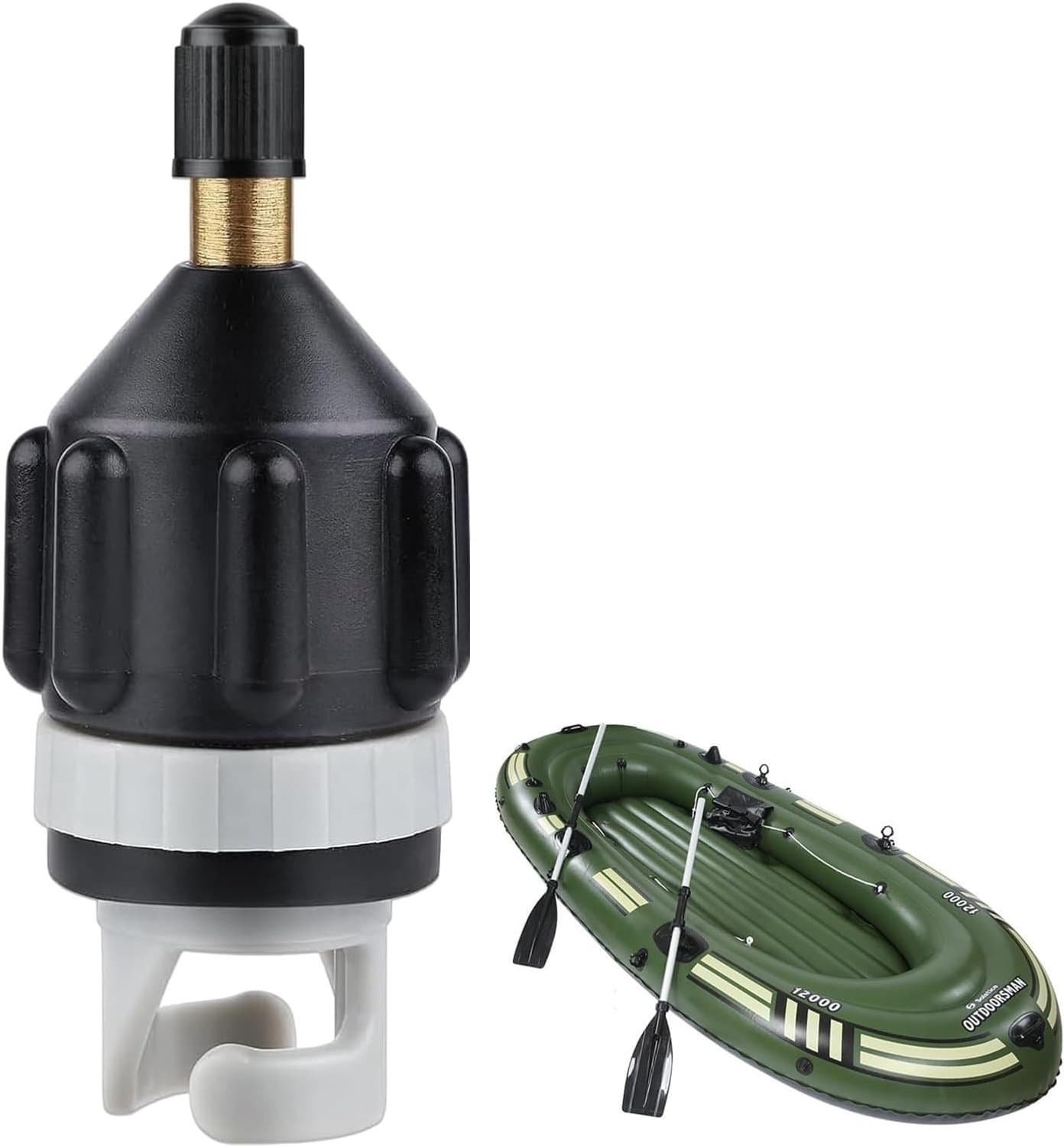 Pump Adapter Kit voor Kayaks en Boten, PVC Ventiel Adapter voor Stand