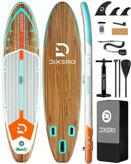 HOB Sup Board - Supboard - Sup Boards - Opblaasbaar - Paddle Board Set - 335 cm - Extra Breed & Stabiel - Inclusief Peddel Pomp en Rugzak