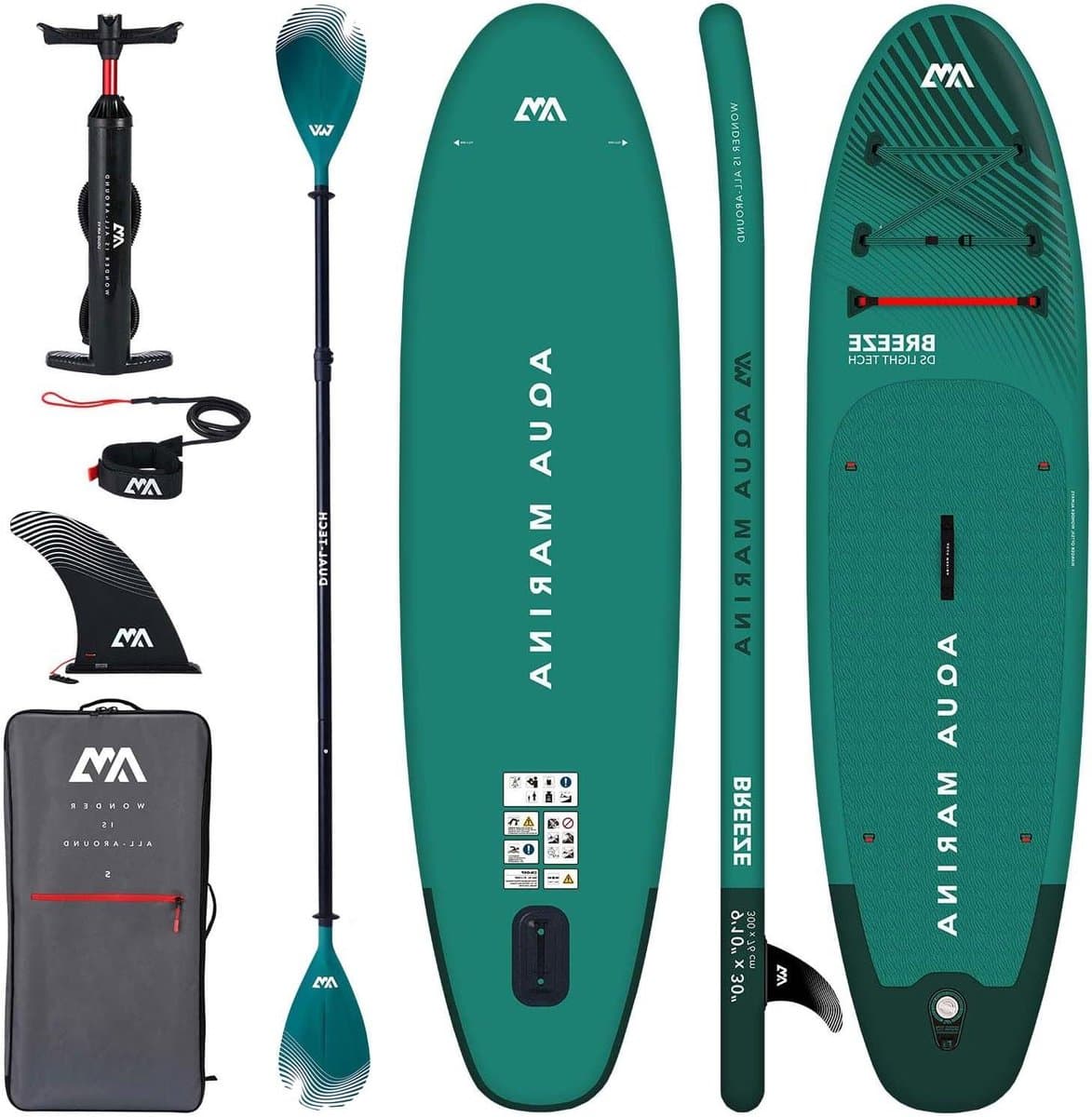 SUP Aqua Marina Breeze stand up, surfboard voor, 300×76 cm