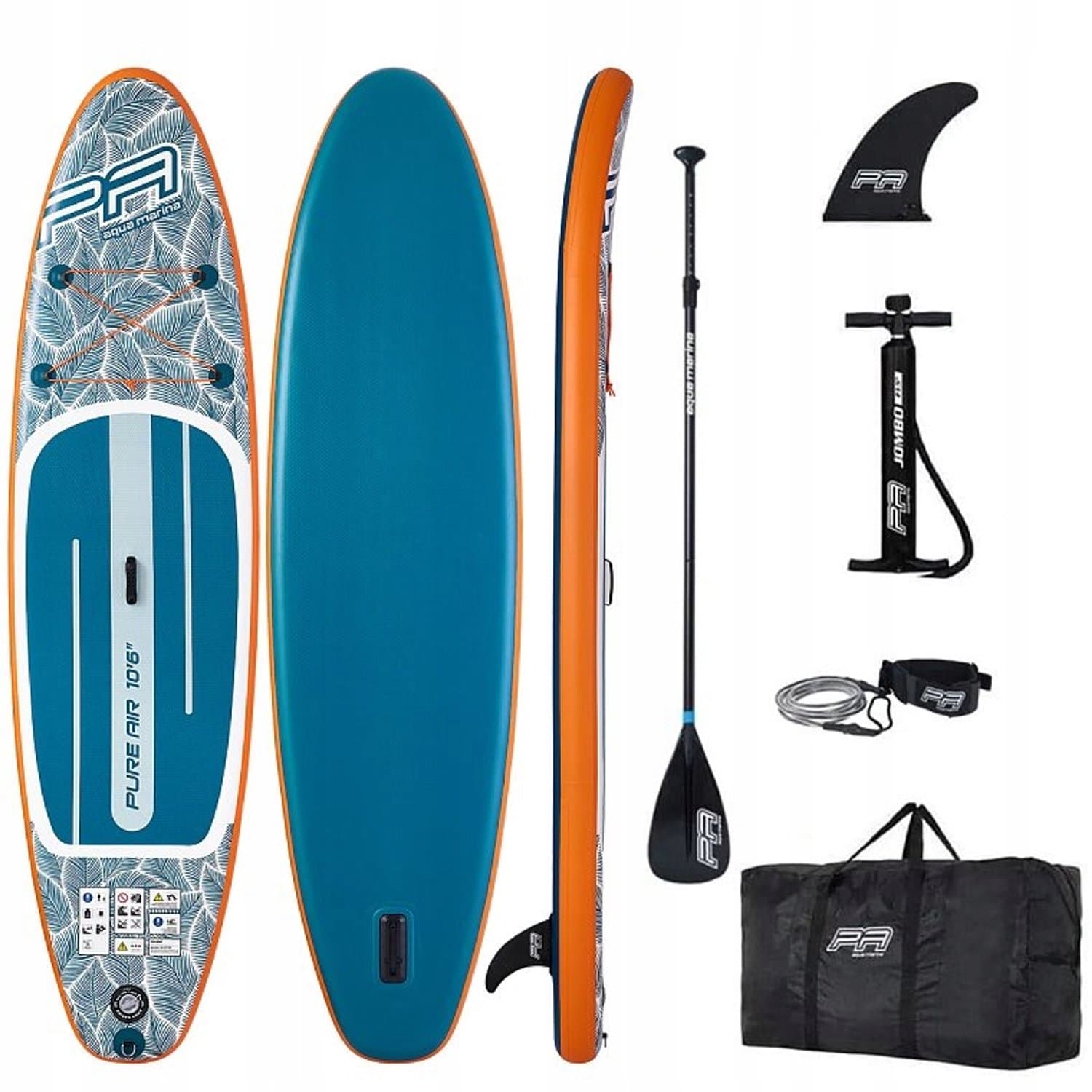 Aqua Marina Pure Air 10'6" SUP Allround, Stabiel, 10.5'
