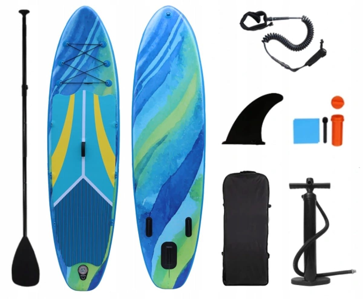 Opblaasbare SUP Boardset Stabiliteit & Comfort, 320×81 cm