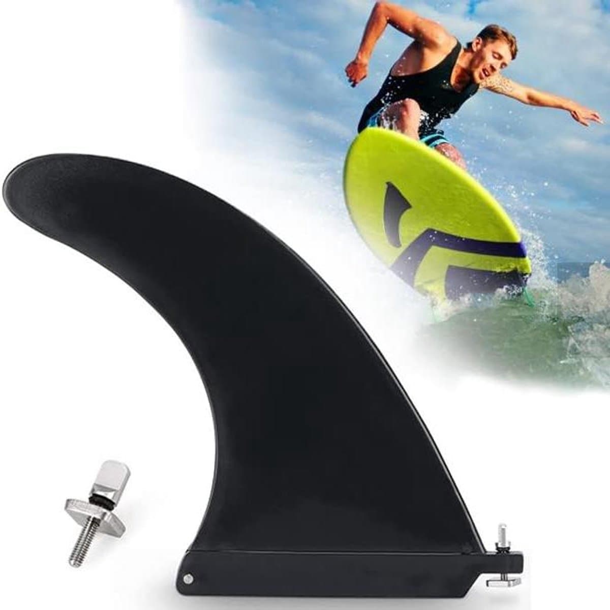 Uitneembare vin voor surfplank en SUP board, inclusief vinschroeven