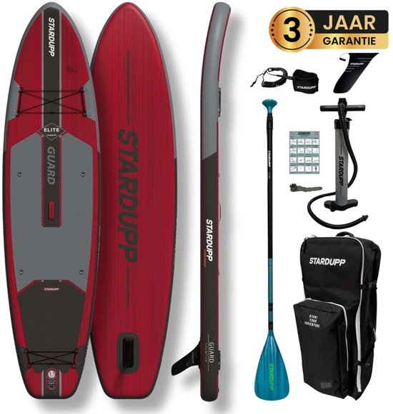 Stardupp Guard Elite SUP Board - extra breed & stabiel - 340x84cm - opblaasbaar