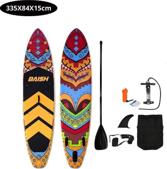 Nivard Sup Board - Opblaasbaar - Supboard - Sup Boards - Paddle - Kayak - 335cm - Patroon