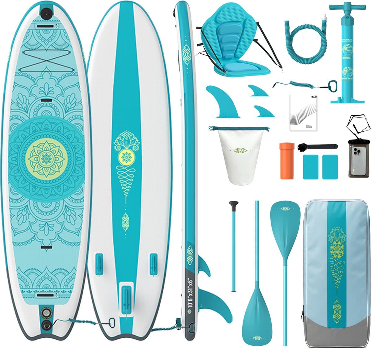 Devoko SUP XL allround yogabord, 79×320 cm, max 130 kg