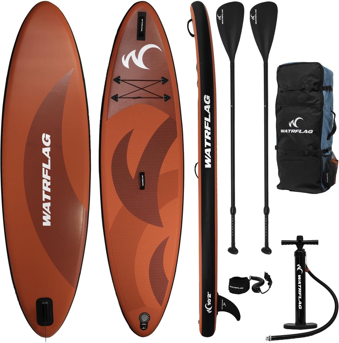 Watrflag Flow Red SUP 10'2'' Set Allround Stand, 310 cm