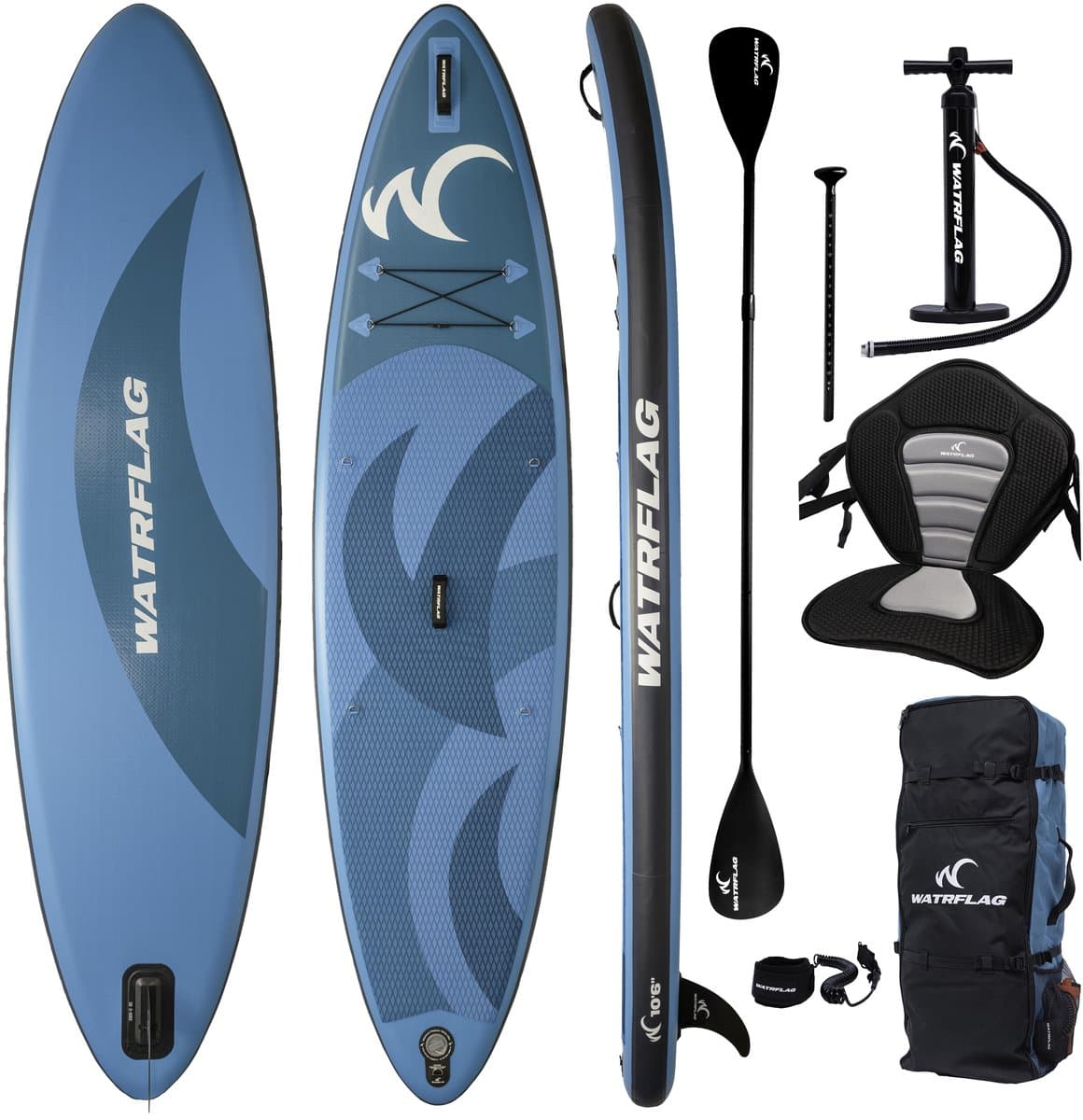 Watrflag Glide SUP 10'6'' Set Allround Stand Up, 320 cm