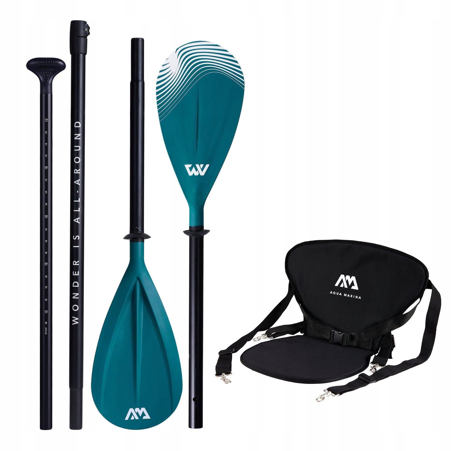 Aqua Marina Dual Tech 2024 SUP & Kajak Set: Verstelbaar Aluminium