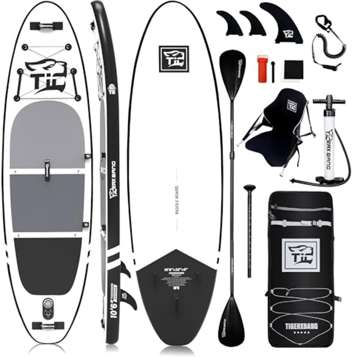 Opblaasbare Paddle Boards 10'6" x 32" x 6" Ideaal, 10.5'