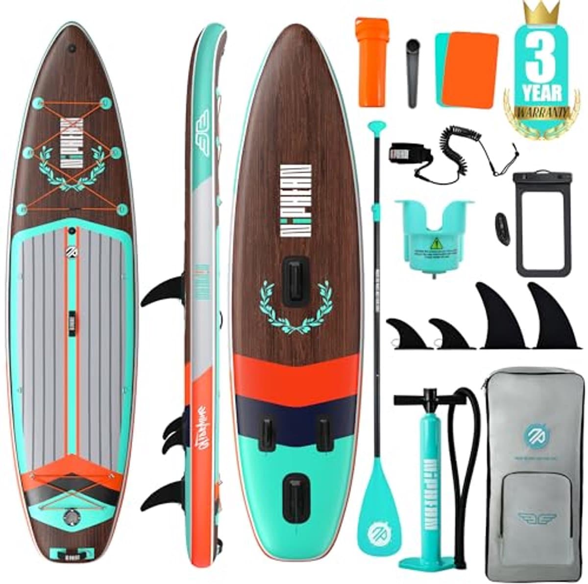 Opblaasbaar Stand Up 11' Stabiele SUP voor, 11'
