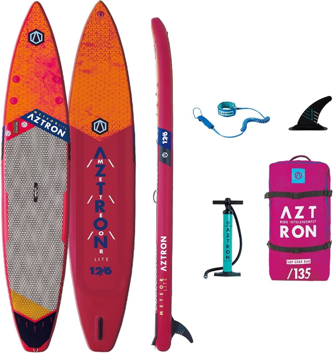 SUP unisex volwassenen oranje/cyclamine, 427 cm