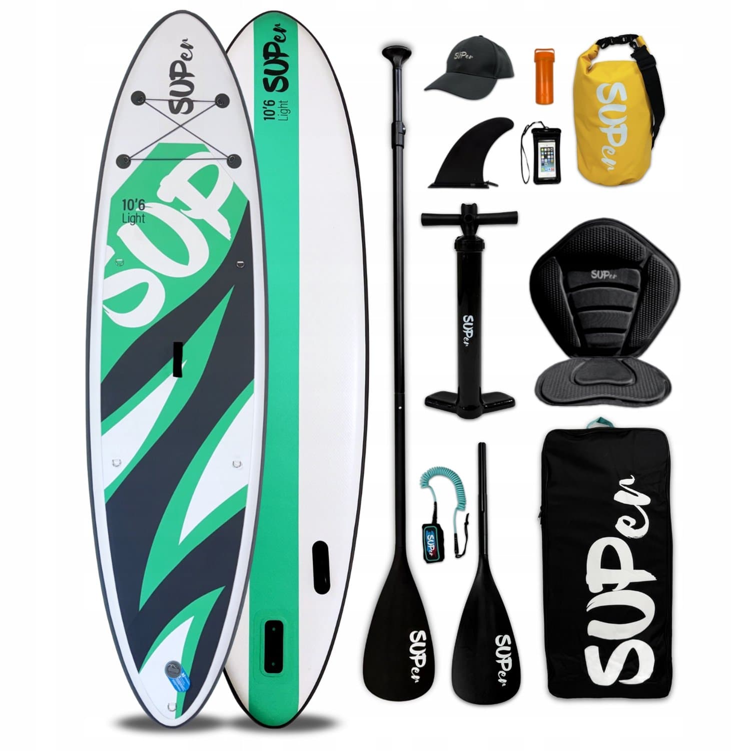 Opblaasbare SUP Set Allround & Kajak Fun, 320 cm