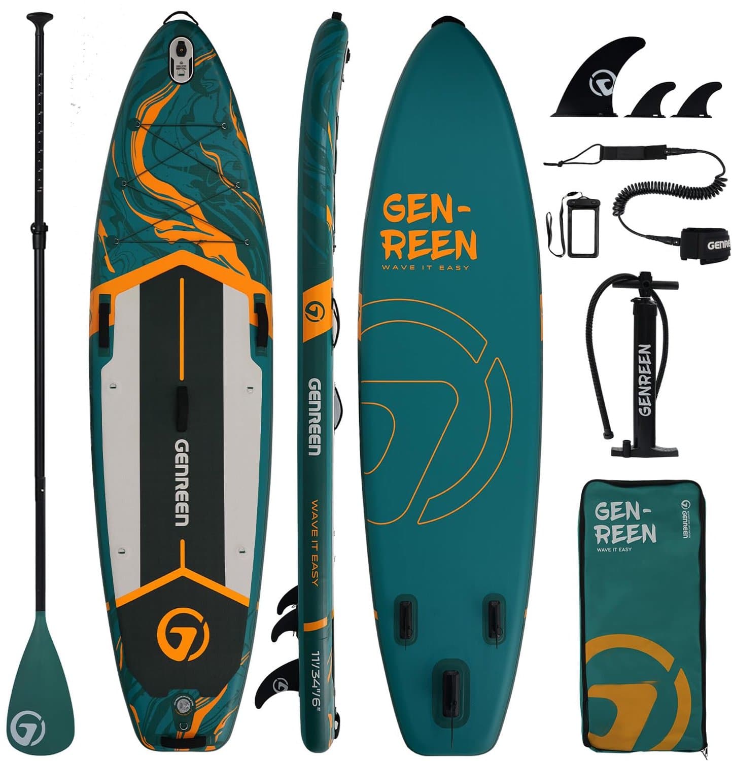 Opblaasbaar SUP 33 Inch Extra Breed All Round, 335 cm