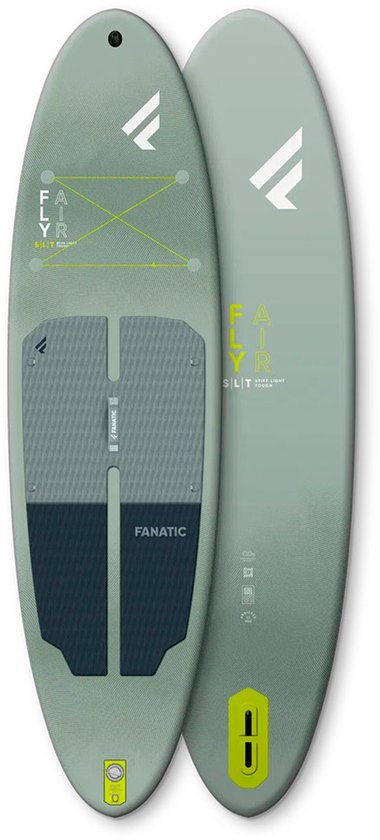 Fanatic Fly Air Slt Opblaasbare Sup-plank Groen 314.96 cm