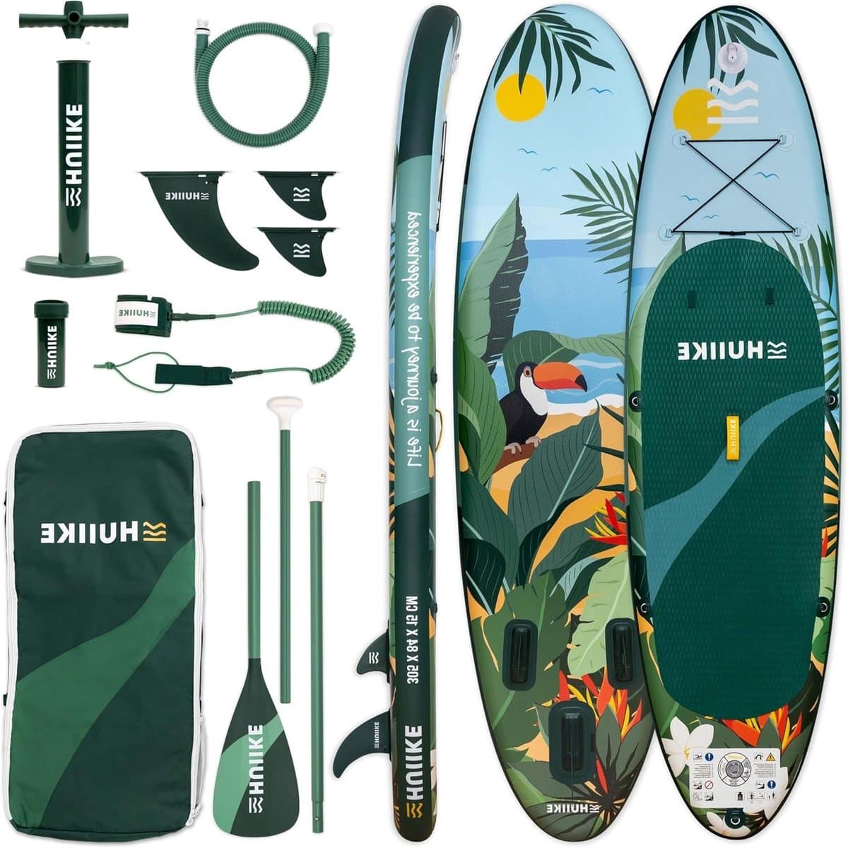 Opblaasbaar SUP Set Watersport Avontuur Militaire, 305×84 cm