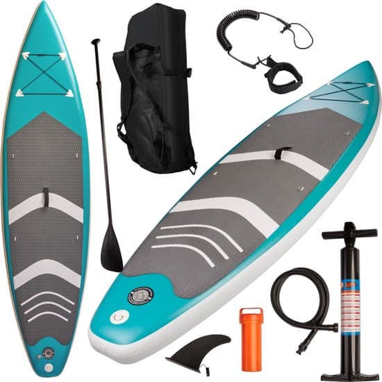 Playos® Touring SUP Blauw / Grijs, 320 cm, max 150 kg