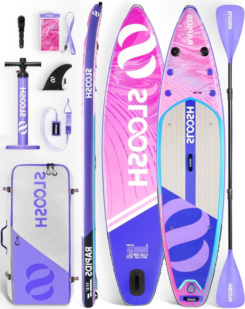 Opblaasbaar SUP Stand Up Waterfiets Peddelen op, 11.5'
