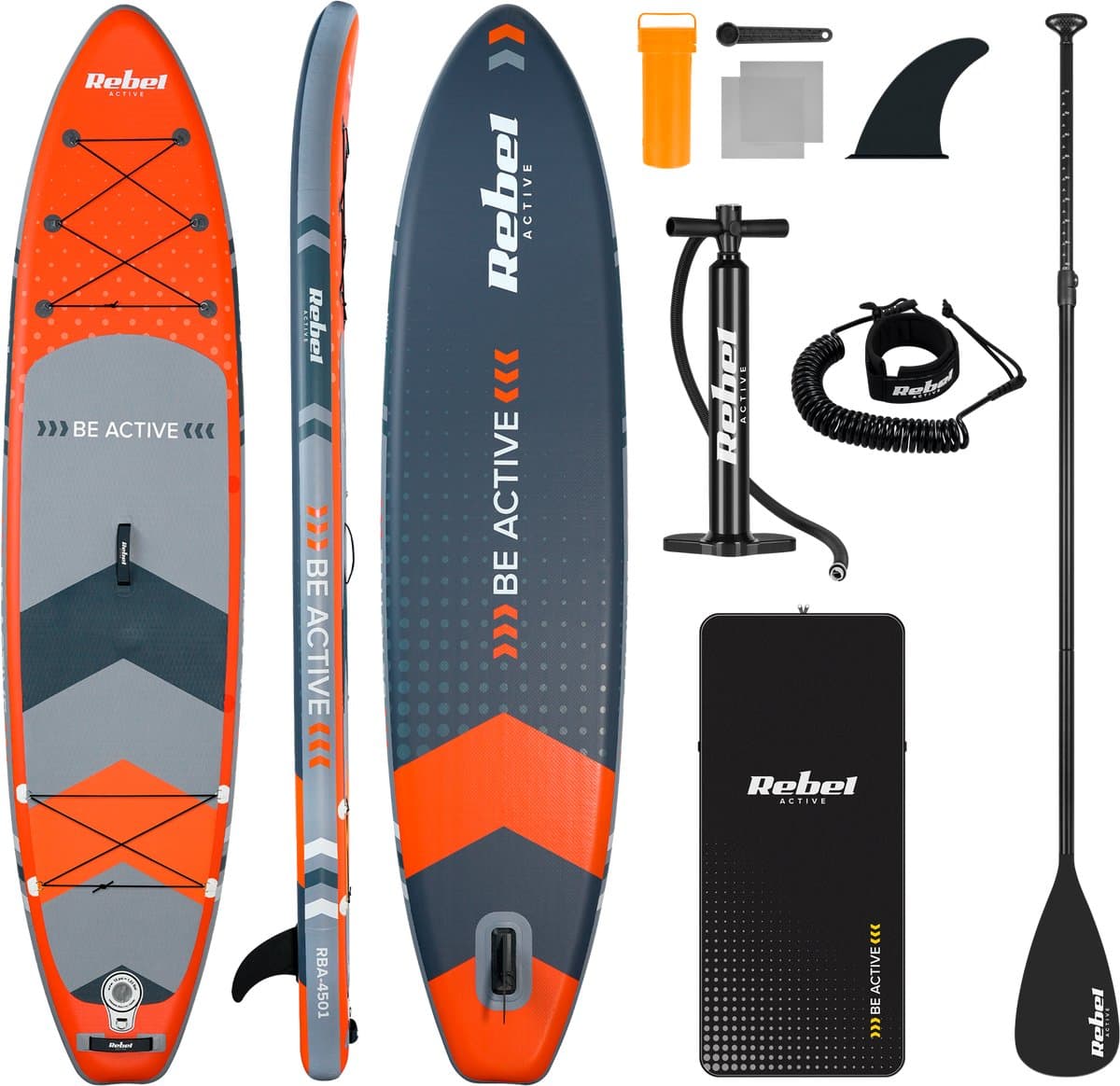 Opblaasbaar SUP board Rebel Rba 4500