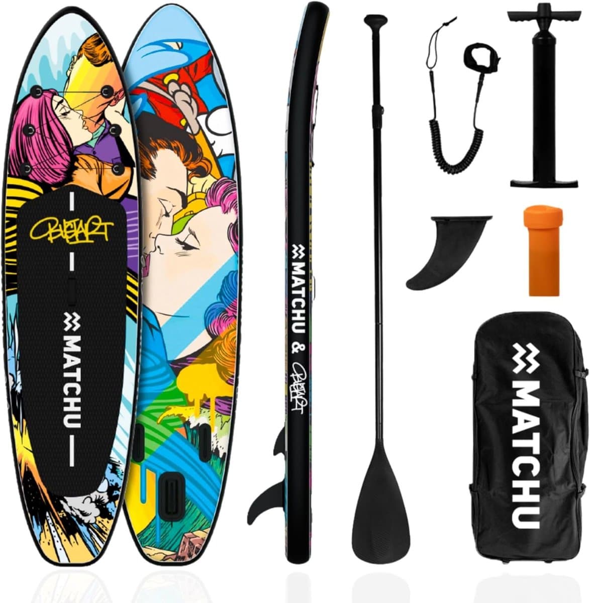 SnelShoppen SUP Set, 320×81 cm, max 150 kg